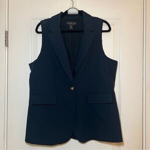 Rachel Zoe Navy Blazer Vest Size L